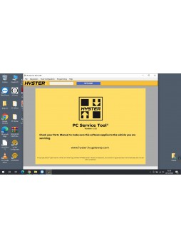 Hyster and Yale PC Service Tool v 4.99 diagnostic and programming program with login key